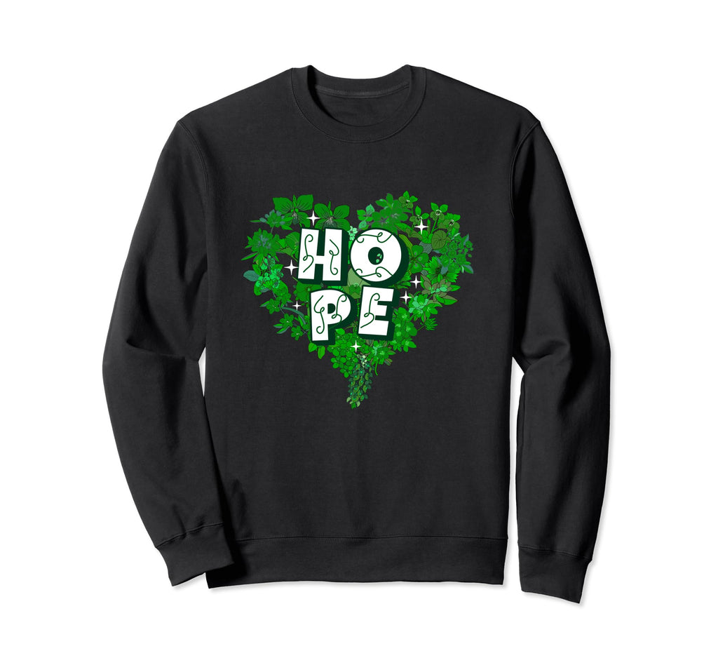 Heart Wildflower Pattern Floral Sweatshirt - Streetwear Style Unisex - T-Shirt, Sweatshirt, Hoodie