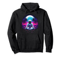 Synthwave Astronaut Cyberpunk 80S Sci Fi Hoodie - Graphic Print for Adults - T-Shirt, Sweatshirt, Hoodie