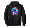 Rollerskates Funny 80S Roller Disco Hoodie - Fun Novelty Design for Adults - T-Shirt, Sweatshirt, Hoodie