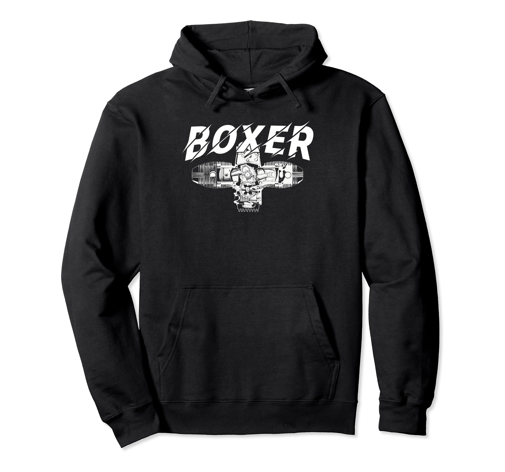Boxer Engine Series R Motorcycle Hoodie - Graphic Print Men Women - T-Shirt, Sweatshirt, Hoodie
