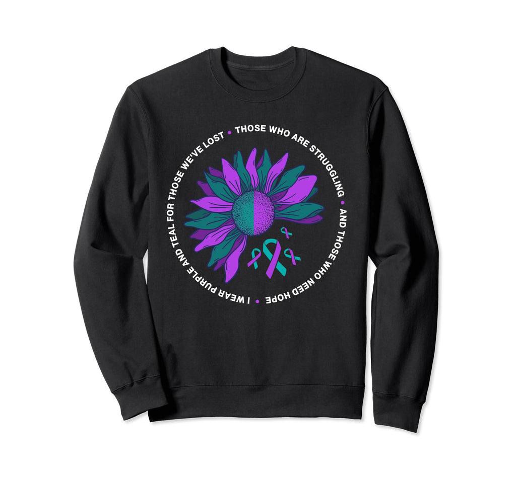 Suicide Prevention Awareness Sweatshirt - Unique Graphic Men Women - T-Shirt, Sweatshirt, Hoodie