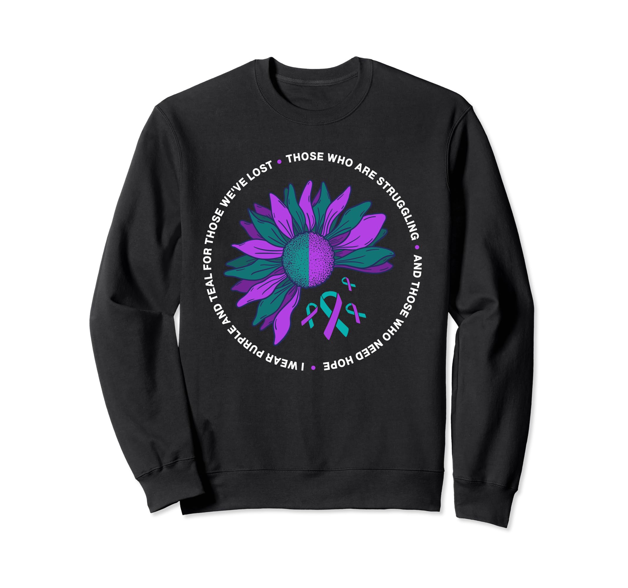 Suicide Prevention Awareness Sweatshirt - Unique Graphic Men Women - T-Shirt, Sweatshirt, Hoodie