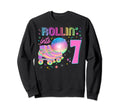 Roller Skates Party Skating 80S 90S Sweatshirt - Trendy Graphic Unisex - T-Shirt, Sweatshirt, Hoodie