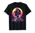 Vaporwave Geisha 80S Synthwave 21 T-Shirt - Trendy Graphic for Adults - T-Shirt, Sweatshirt, Hoodie
