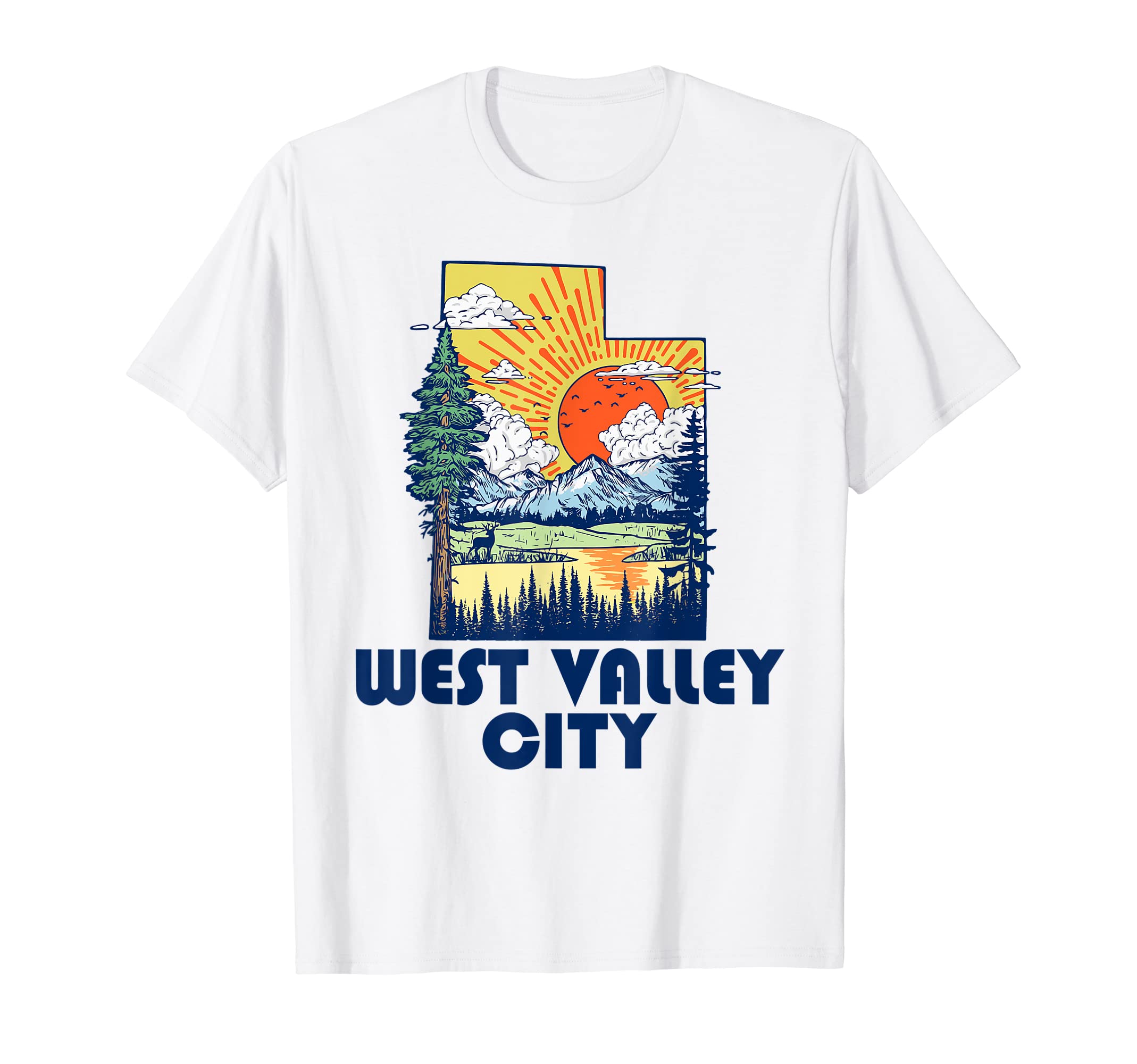 West Valley City Utah Nature State Pride T-Shirt - Streetwear Style Unisex - T-Shirt, Sweatshirt, Hoodie