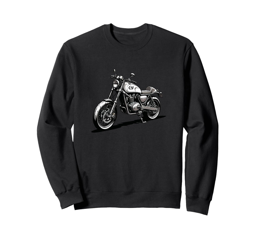 Cafe Racer Motorcycle Bike Sweatshirt - Casual Everyday Wear for Adults - T-Shirt, Sweatshirt, Hoodie
