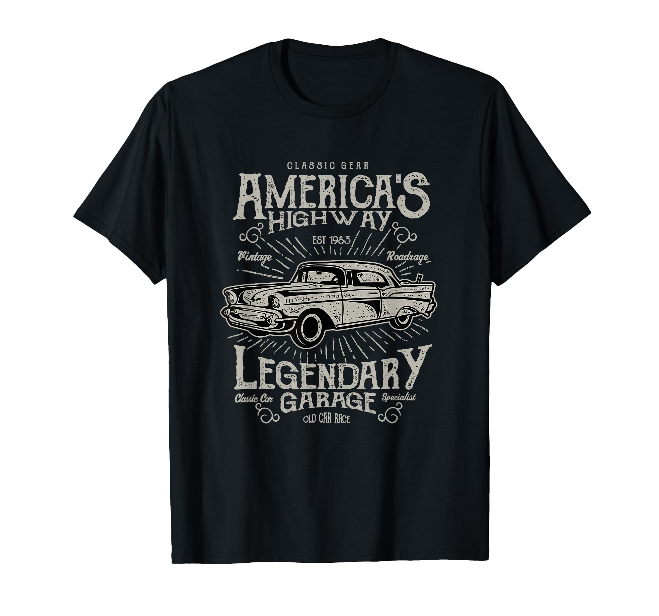 Old Car T-Shirt - Fun Novelty Design for Adults - T-Shirt, Sweatshirt, Hoodie