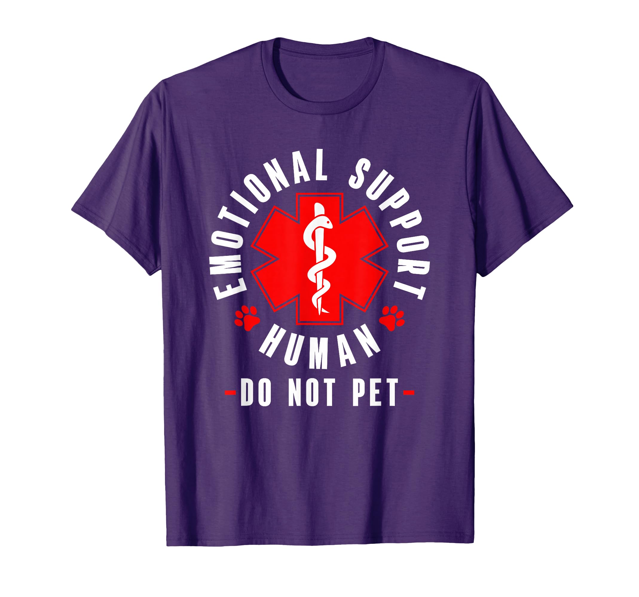 Emotional Support Human Service T-Shirt - Fun Novelty Design for Adults - T-Shirt, Sweatshirt, Hoodie