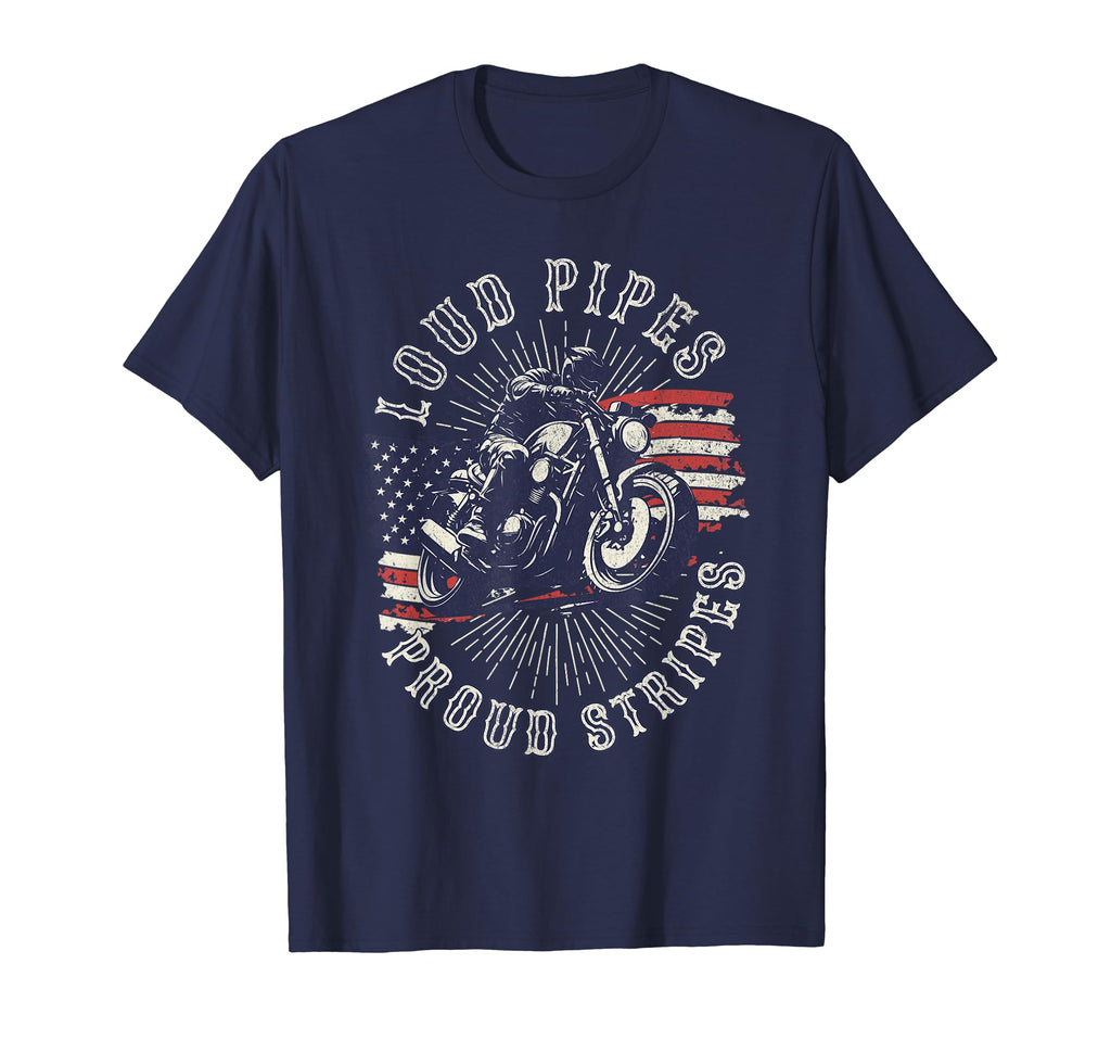 Patriotic Old Biker American Us Flag T-Shirt - Trendy Graphic for Adults - T-Shirt, Sweatshirt, Hoodie