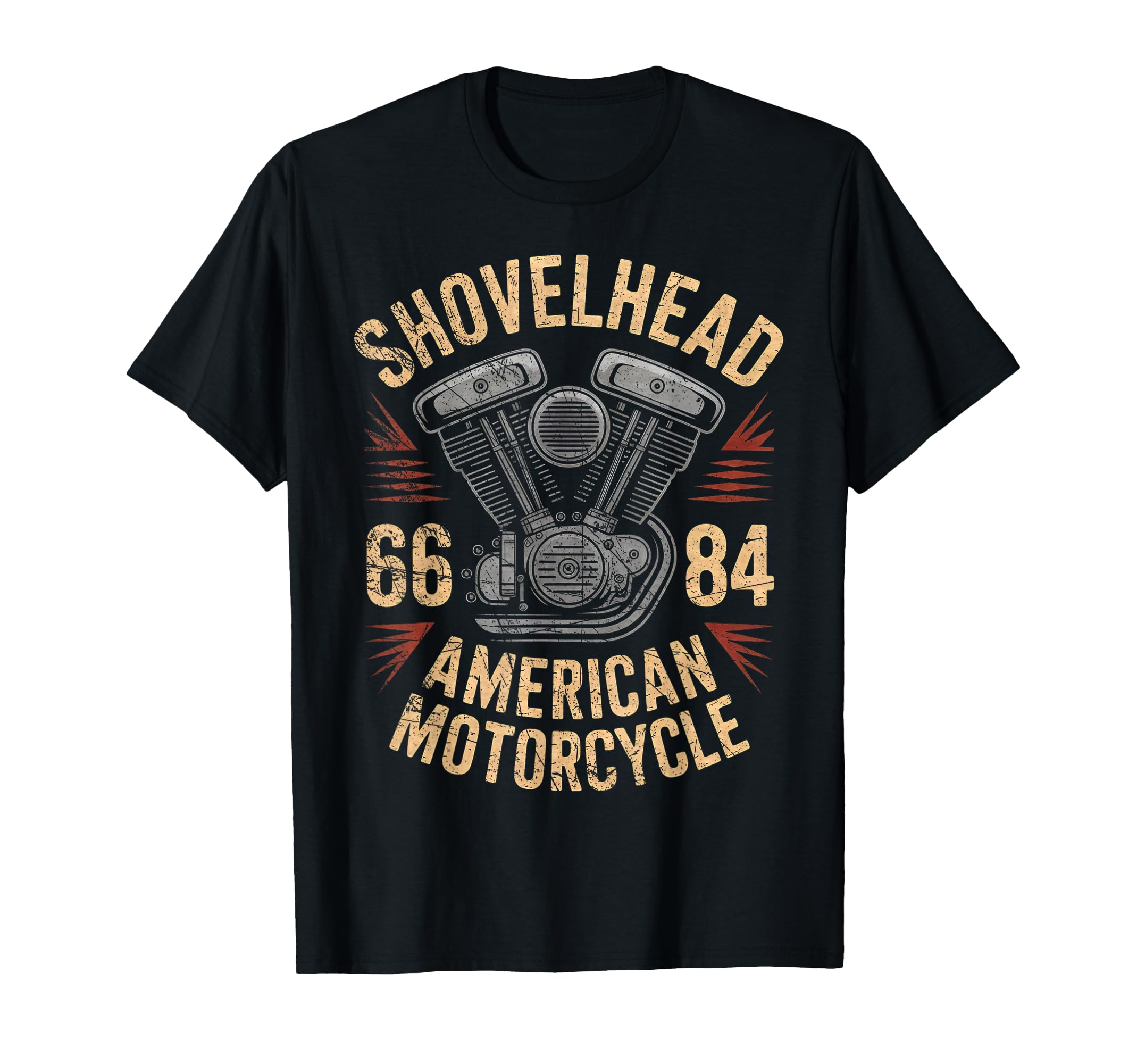 Hd Motorcycle Vtwin Shovelhead T-Shirt - Minimalist Print for Adults - T-Shirt, Sweatshirt, Hoodie