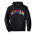Human Pride Month Lgbt Gay Rainbow Hoodie - Casual Everyday Wear Men Women - T-Shirt, Sweatshirt, Hoodie