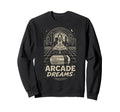 Arcade Gamer 80S Gaming Video Sweatshirt - Aesthetic Graphic for Adults - T-Shirt, Sweatshirt, Hoodie