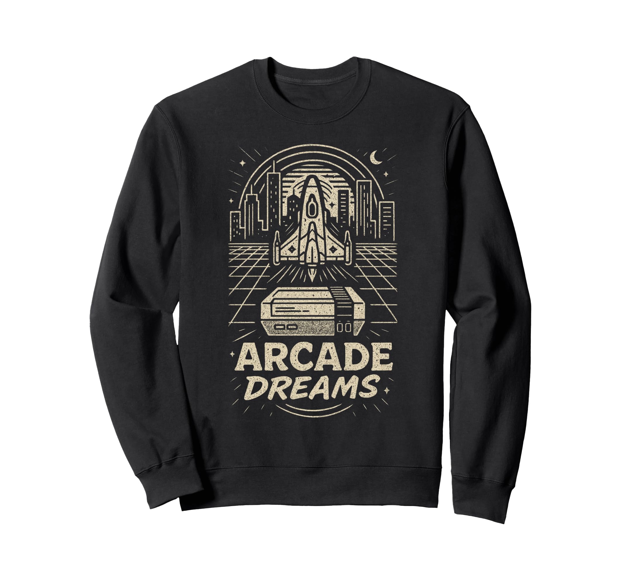 Arcade Gamer 80S Gaming Video Sweatshirt - Aesthetic Graphic for Adults - T-Shirt, Sweatshirt, Hoodie