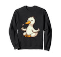 Meditation Duck Yoga Pose Relaxing Sweatshirt - Unique Graphic Men Women - T-Shirt, Sweatshirt, Hoodie