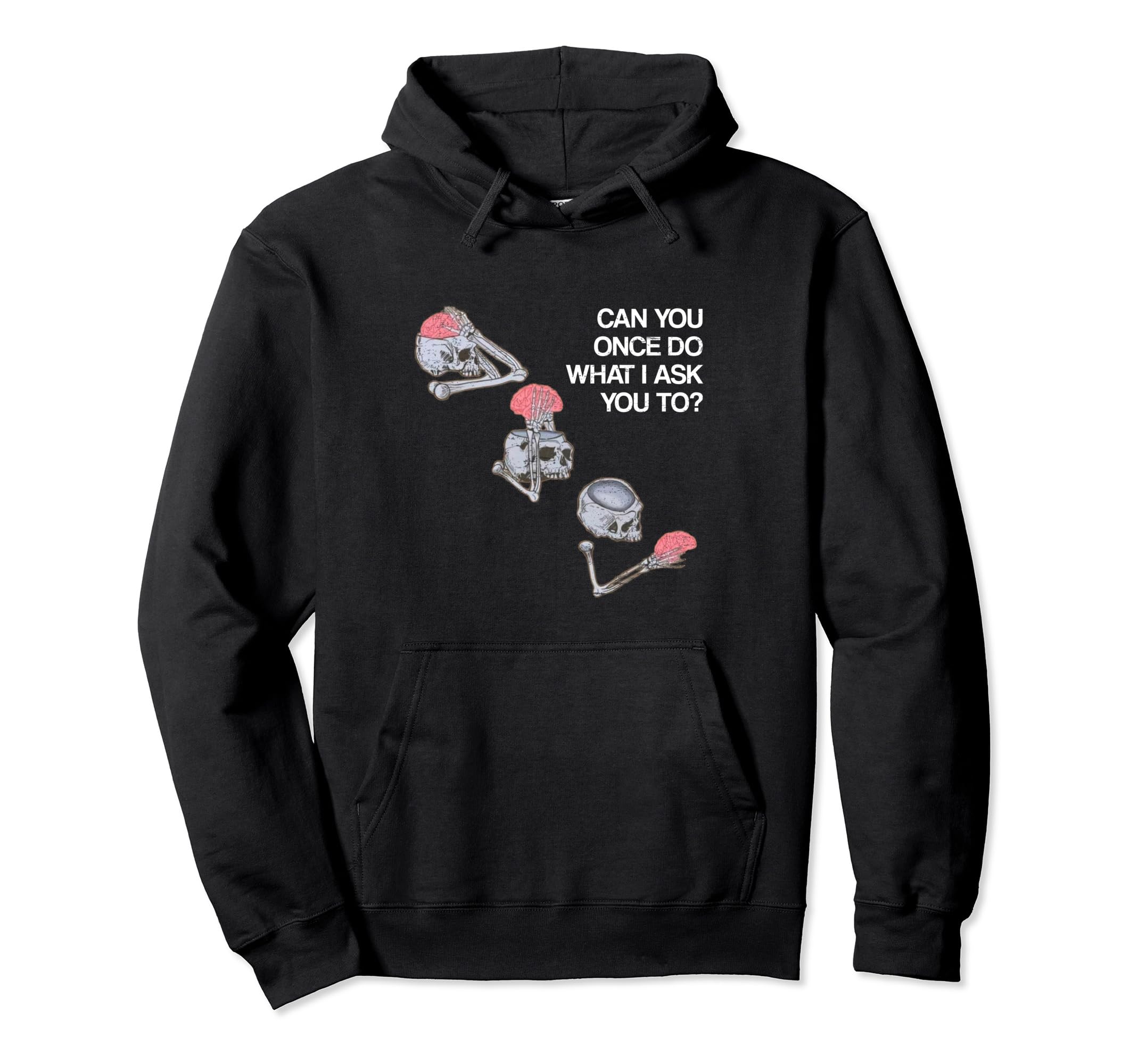 Skull And Brain Adhd And Mental Health Hoodie - Unique Graphic Unisex - T-Shirt, Sweatshirt, Hoodie
