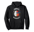 Embrace Neurodiversity Brain Adhd Autism Hoodie - Trendy Graphic Unisex - T-Shirt, Sweatshirt, Hoodie