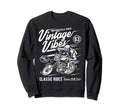 Vibes Rides Motorcycle Race Sweatshirt - Graphic Print Unisex - T-Shirt, Sweatshirt, Hoodie