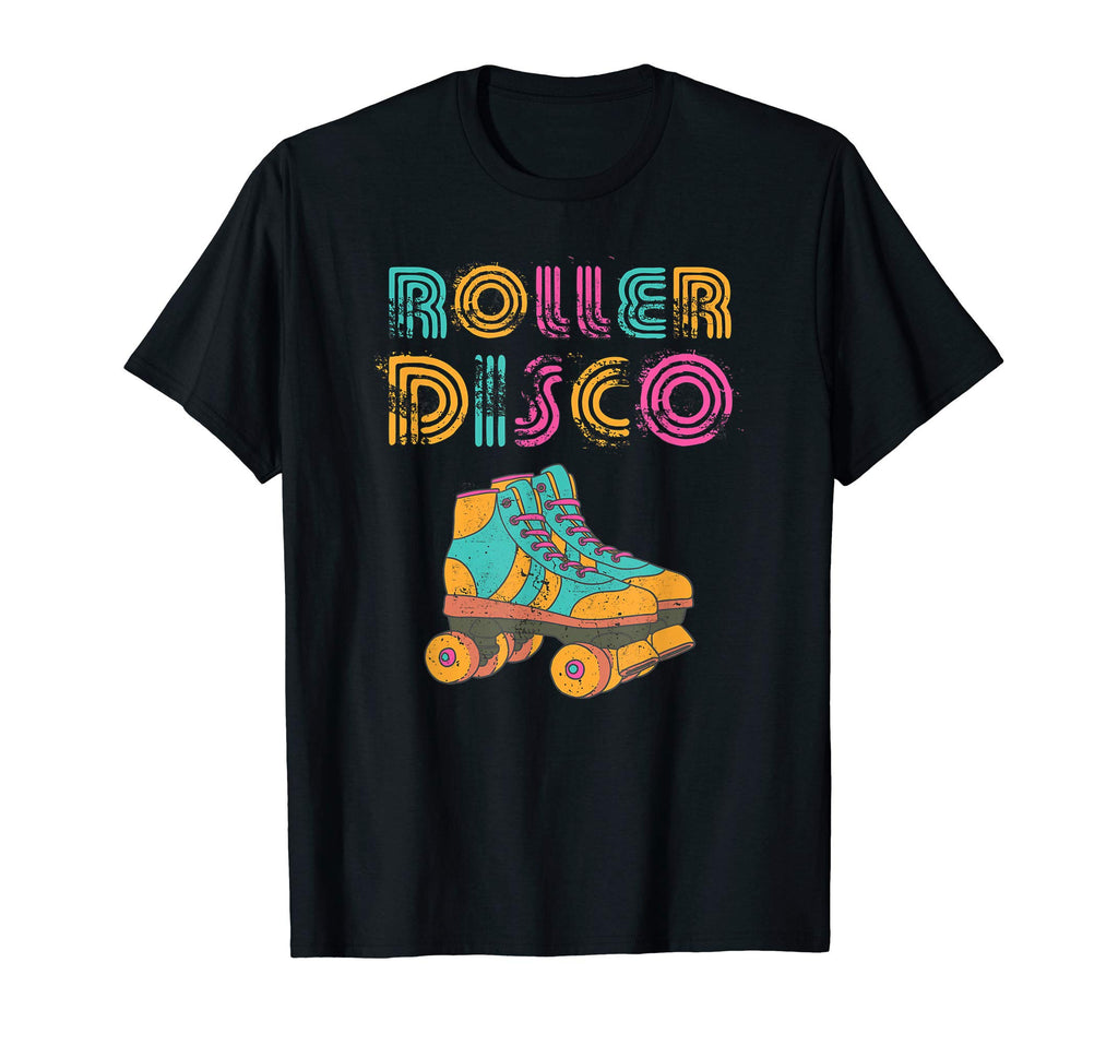 Distressed Roller Disco 70S And 80S T-Shirt - Streetwear Style for Adults - T-Shirt, Sweatshirt, Hoodie