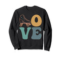 Love Roller Skating Skater Skate Sweatshirt - Custom Art Print Unisex - T-Shirt, Sweatshirt, Hoodie