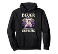 Never Underestimate Power Crystal Healing Hoodie - Graphic Print for Adults - T-Shirt, Sweatshirt, Hoodie