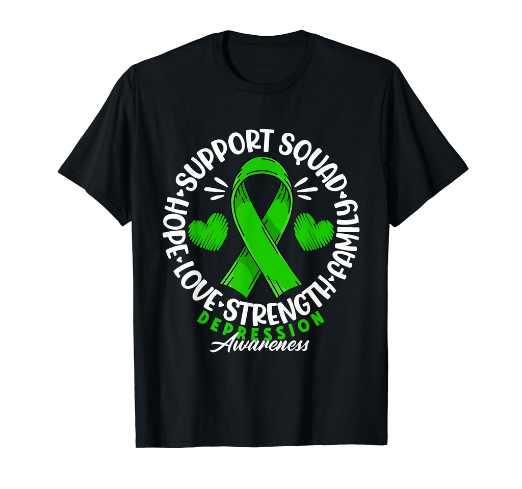 Support Awareness Squad I Mental T-Shirt - Casual Everyday Wear Men Women - T-Shirt, Sweatshirt, Hoodie