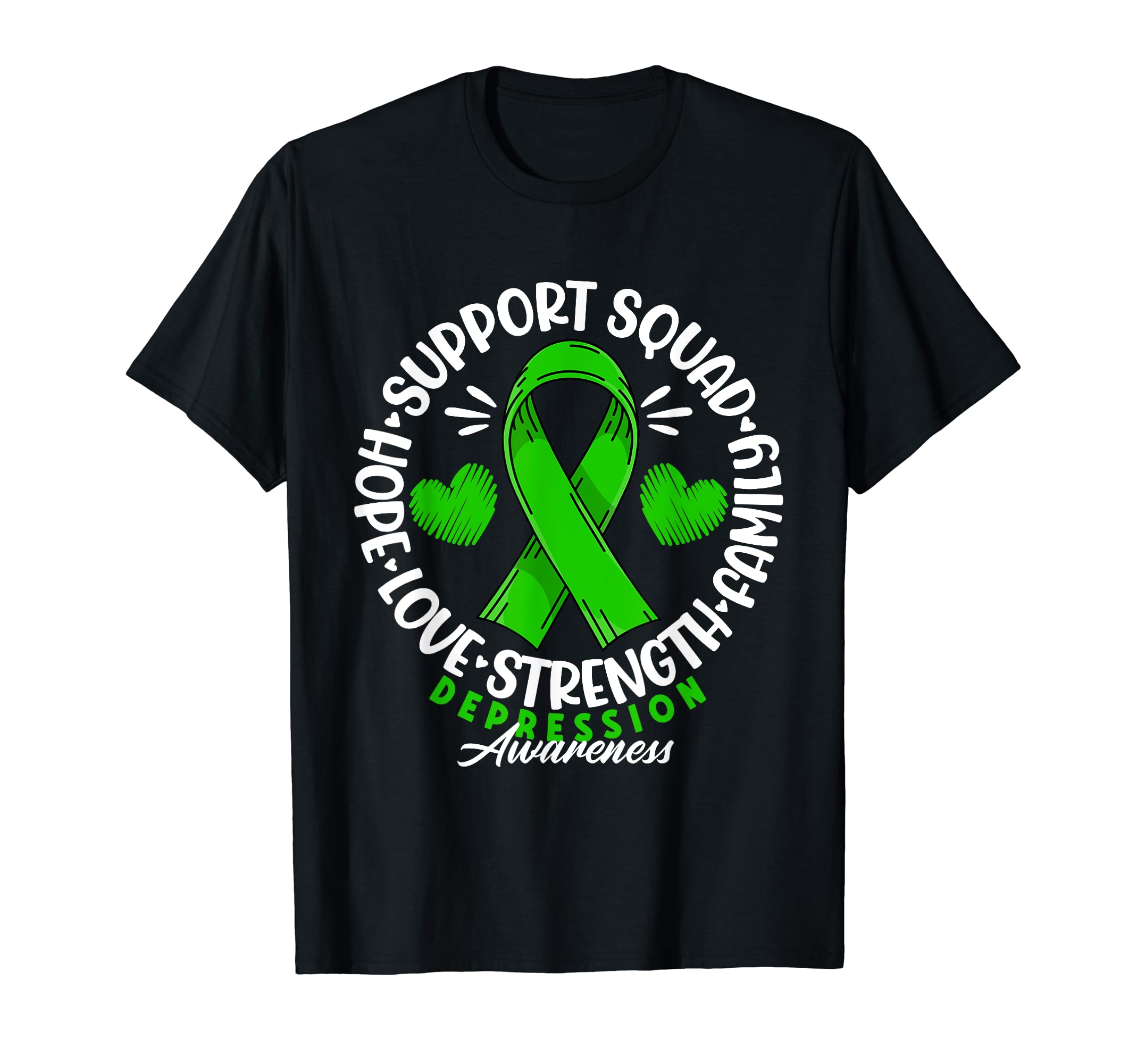 Support Awareness Squad I Mental T-Shirt - Casual Everyday Wear Men Women - T-Shirt, Sweatshirt, Hoodie