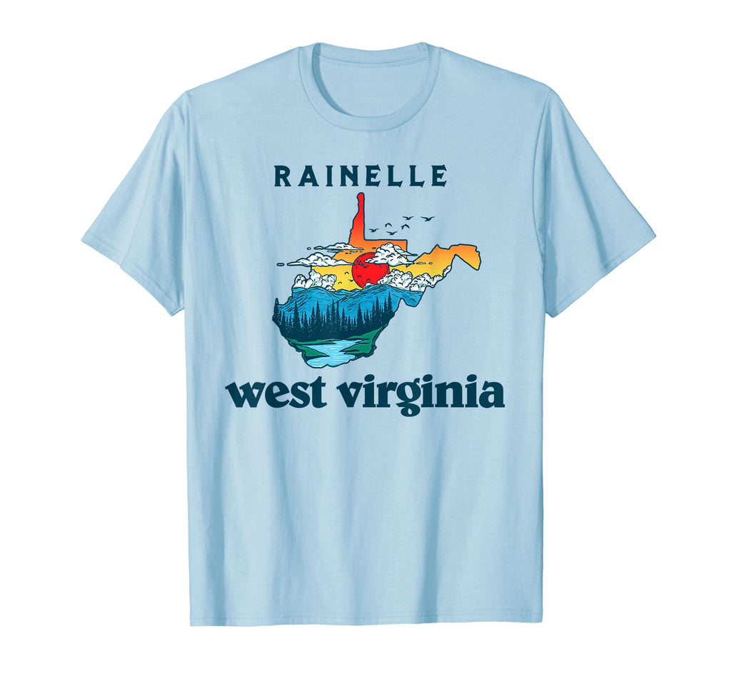 Rainelle West Virginia Outdoors T-Shirt - Novelty Apparel for Adults - T-Shirt, Sweatshirt, Hoodie