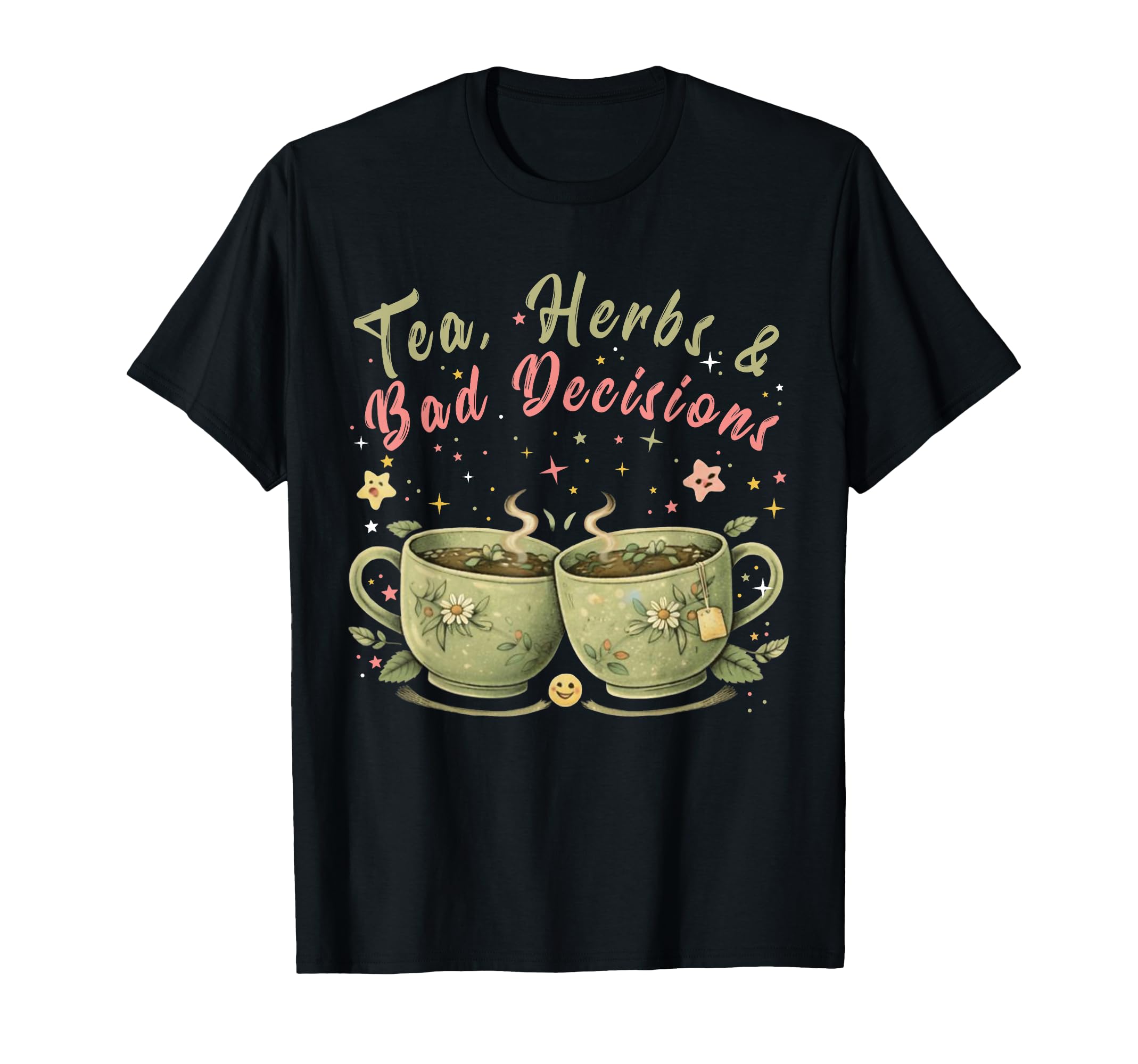 Funny Wellness Vibes Aesthetic Tea T-Shirt - Aesthetic Graphic for Adults - T-Shirt, Sweatshirt, Hoodie