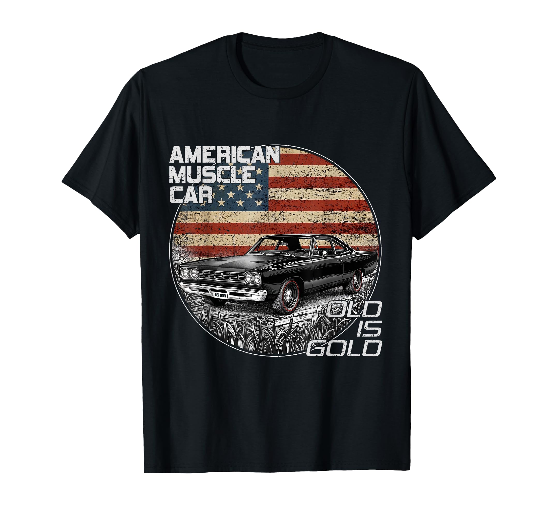 1968 68 Hemi Silhouette American T-Shirt - Fun Novelty Design for Adults - T-Shirt, Sweatshirt, Hoodie