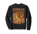 Cougar Mountain Lion 90S Bootleg Sweatshirt - Novelty Apparel Unisex - T-Shirt, Sweatshirt, Hoodie