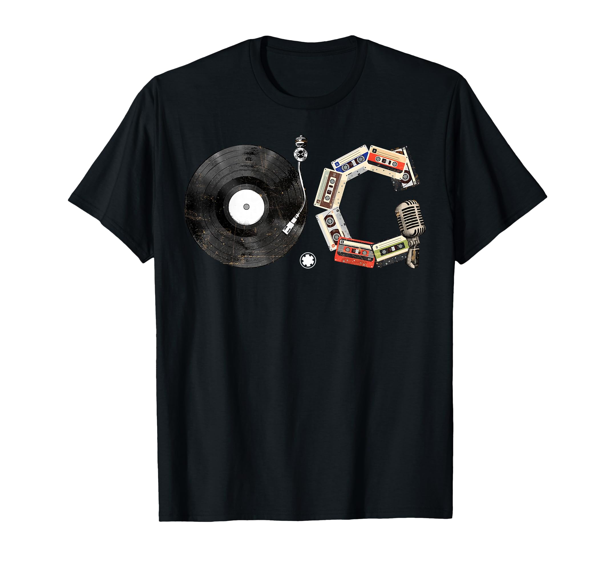 Old School Og Vinyl Cassette 80S 90S T-Shirt - Custom Art Print for Adults - T-Shirt, Sweatshirt, Hoodie