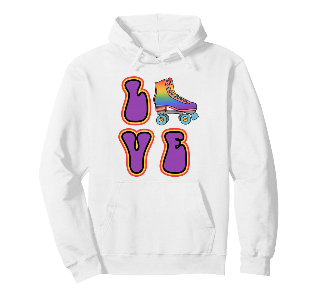 1970S Love Roller Skating Hoodie - Casual Everyday Wear Unisex - T-Shirt, Sweatshirt, Hoodie