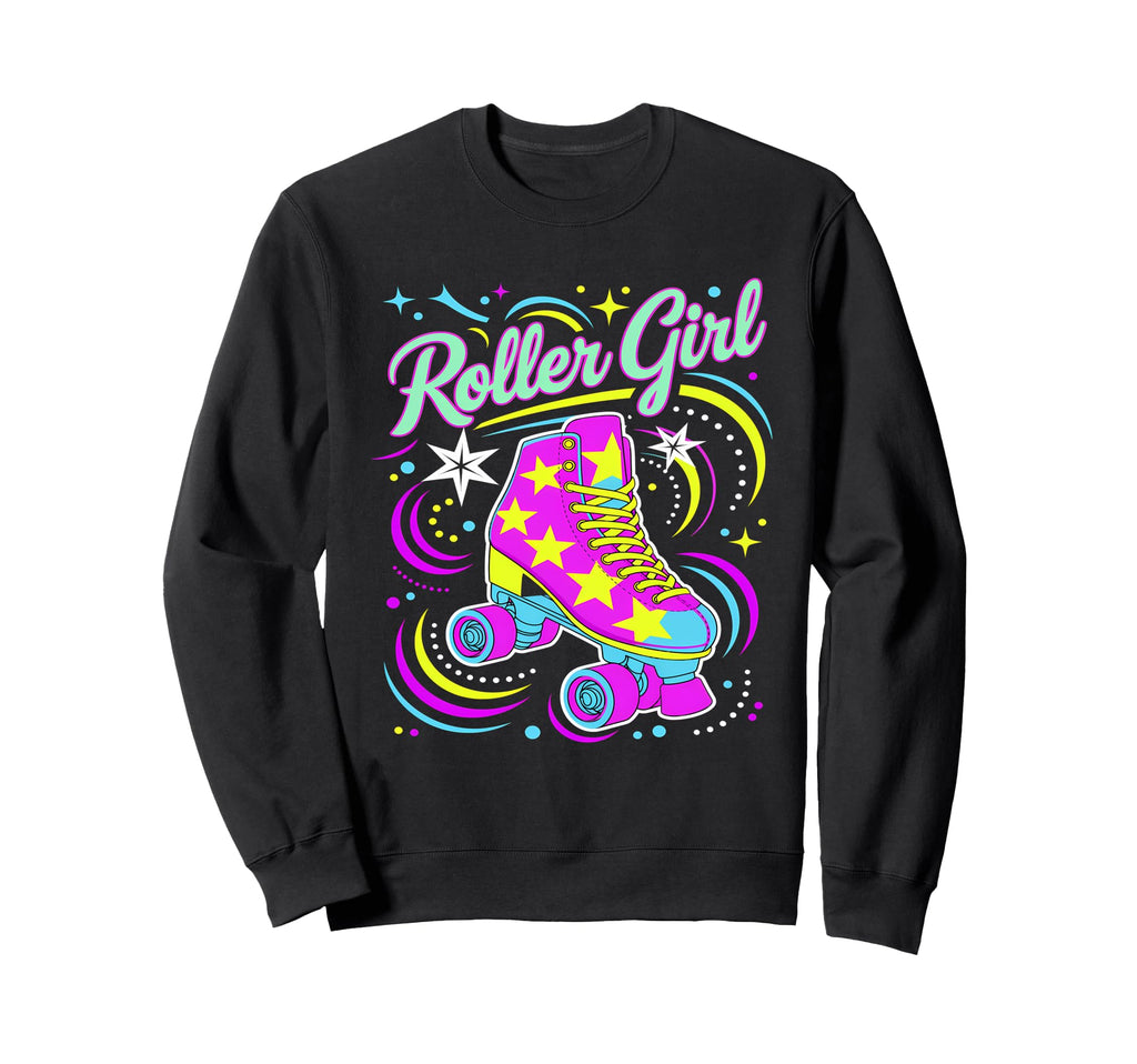 Roller Skating 70S 80S Roller Sweatshirt - Aesthetic Graphic for Adults - T-Shirt, Sweatshirt, Hoodie