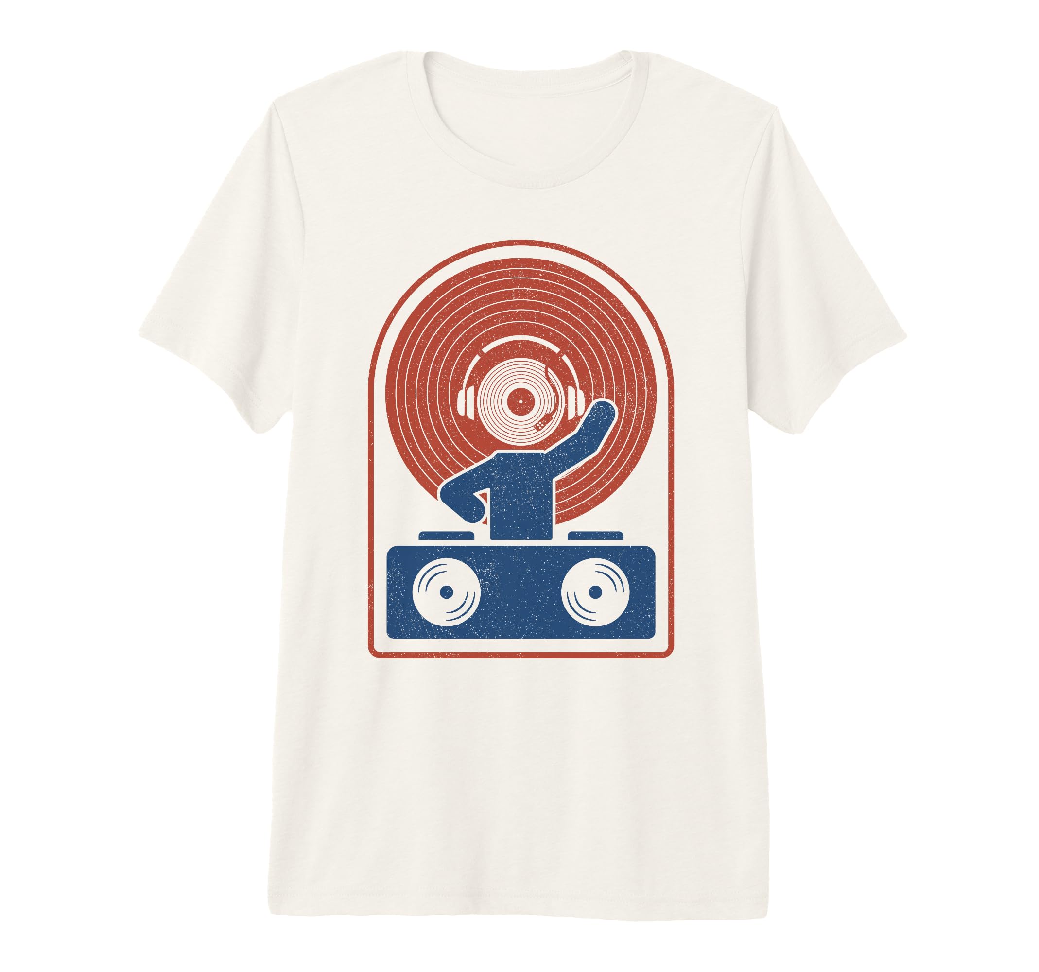 Dj Disc Jockey Vinyl Record Player T-Shirt - Fun Novelty Design Men Women - T-Shirt, Sweatshirt, Hoodie