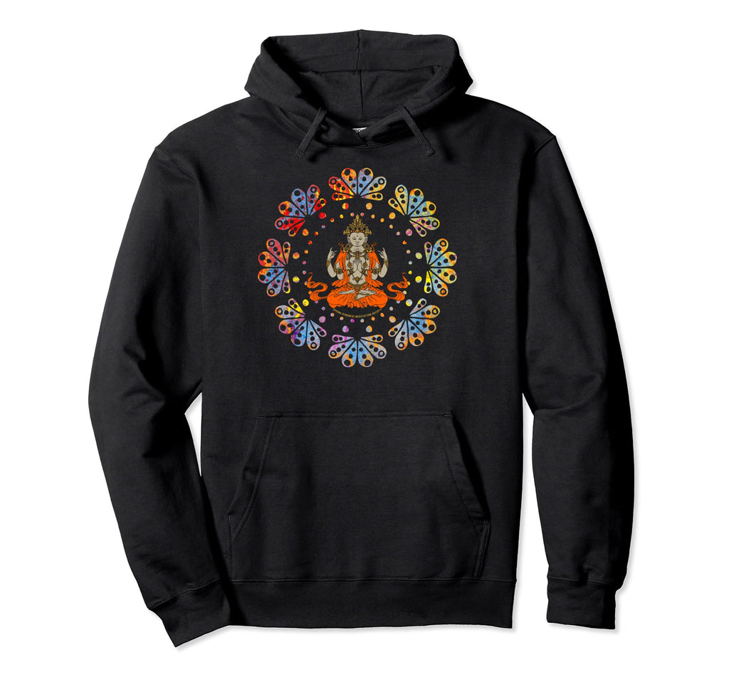 Mindfulness Buddha Buddhism Spiritual Yoga Hoodie - Trendy Graphic Unisex - T-Shirt, Sweatshirt, Hoodie