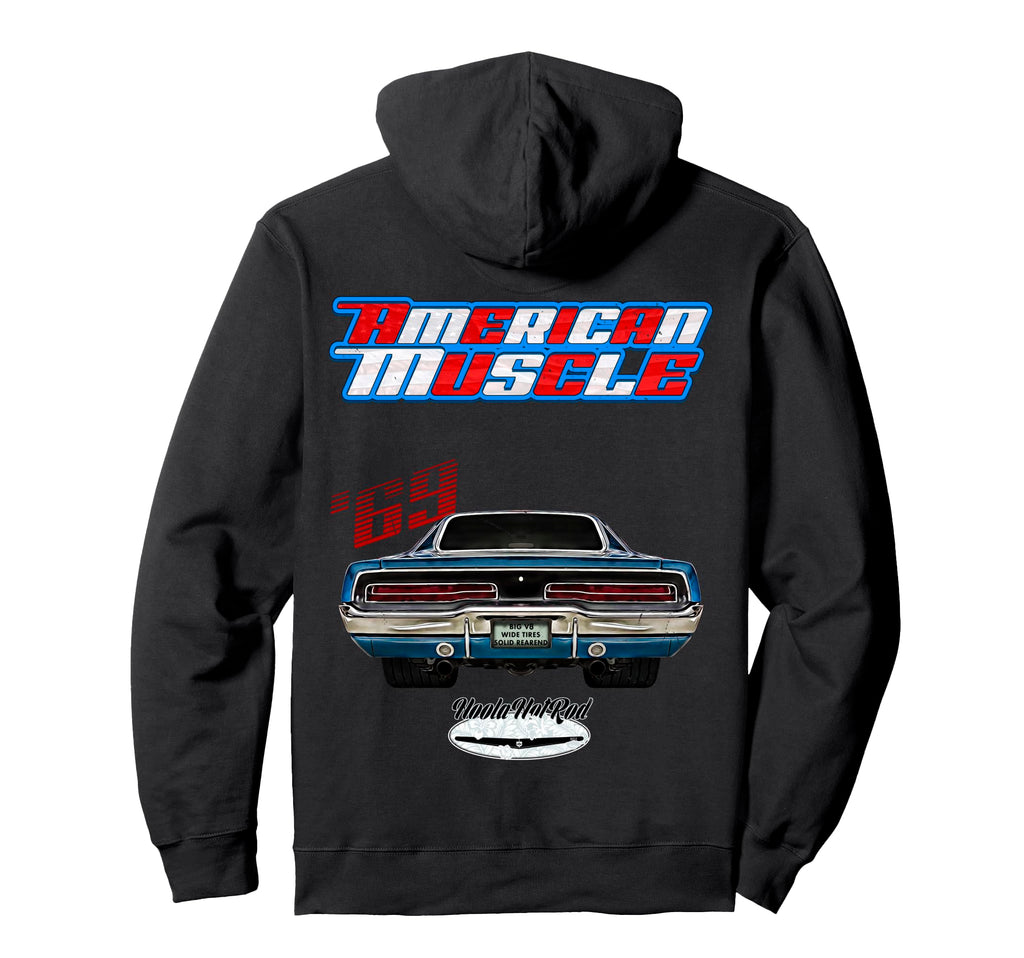 1969 Charger Super Bee Hot Rod Muscle Car Hoodie - Custom Art Print Unisex - T-Shirt, Sweatshirt, Hoodie
