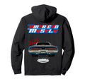 1969 Charger Super Bee Hot Rod Muscle Car Hoodie - Custom Art Print Unisex - T-Shirt, Sweatshirt, Hoodie