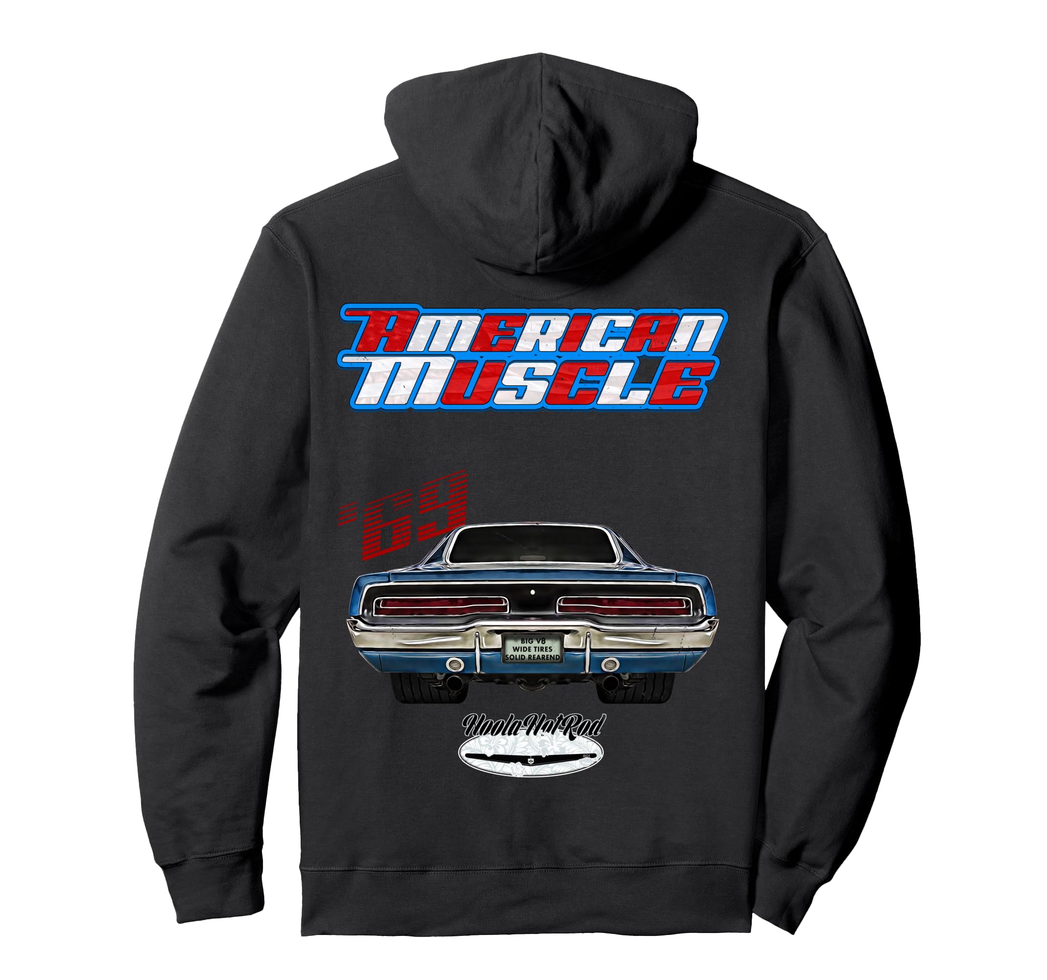 1969 Charger Super Bee Hot Rod Muscle Car Hoodie - Custom Art Print Unisex - T-Shirt, Sweatshirt, Hoodie