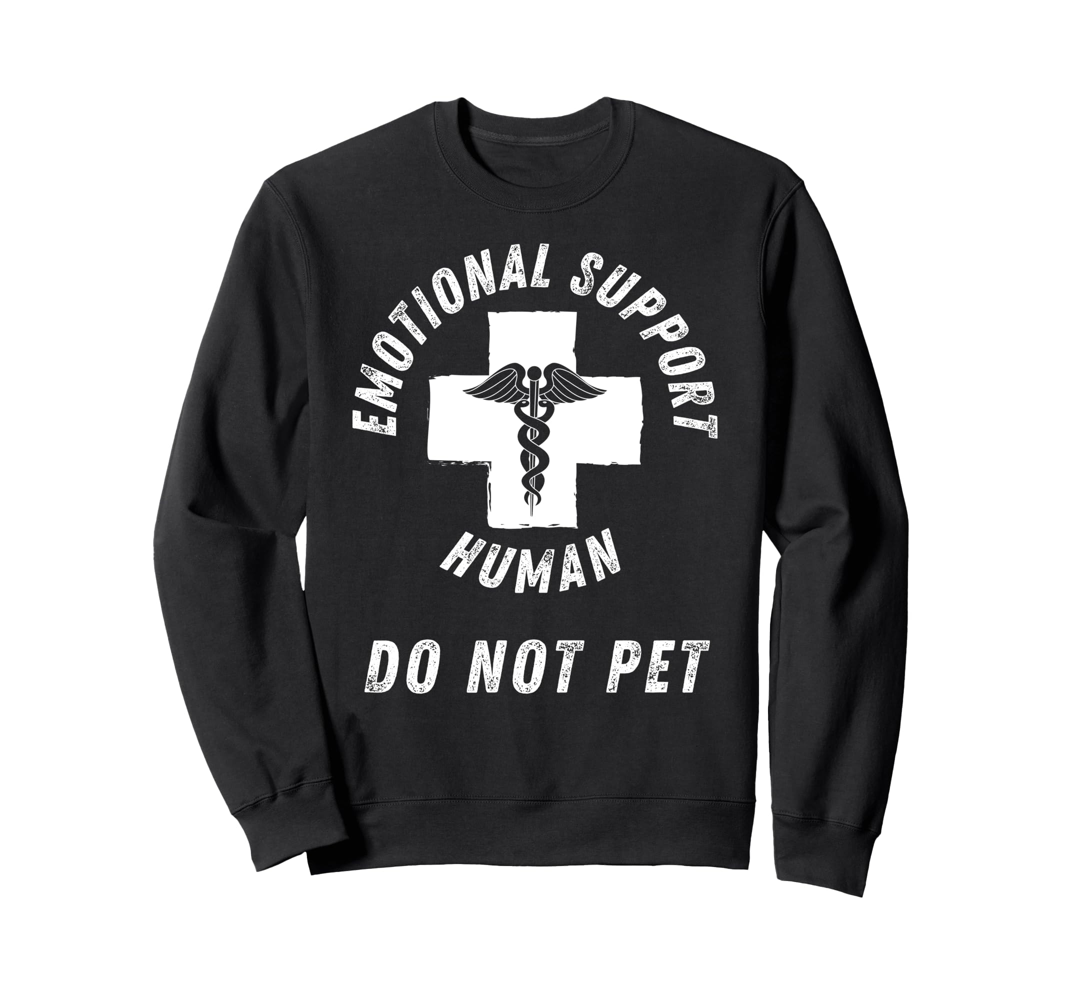 Emotional Support Human Hoodie - Trendy Graphic Men Women - T-Shirt, Sweatshirt, Hoodie