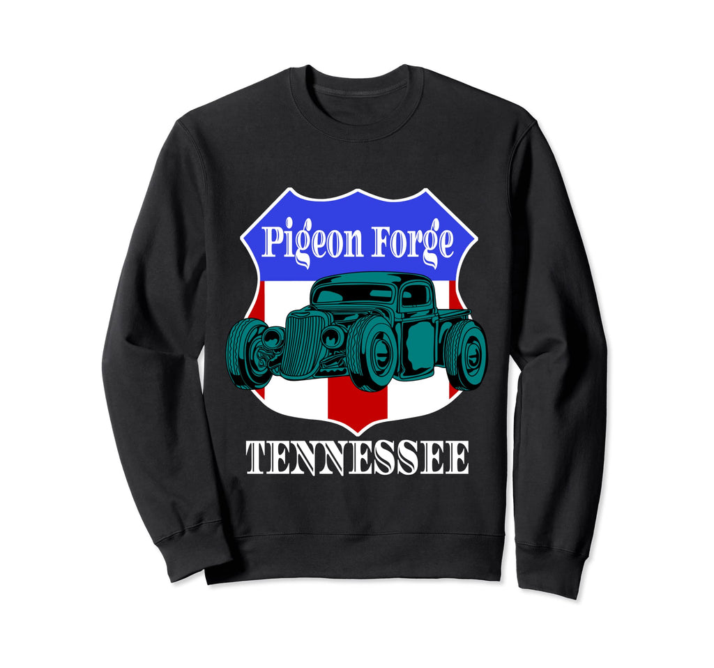 Pigeon Forge Tennessee Hot Rod Run Sweatshirt - Novelty Apparel for Adults - T-Shirt, Sweatshirt, Hoodie
