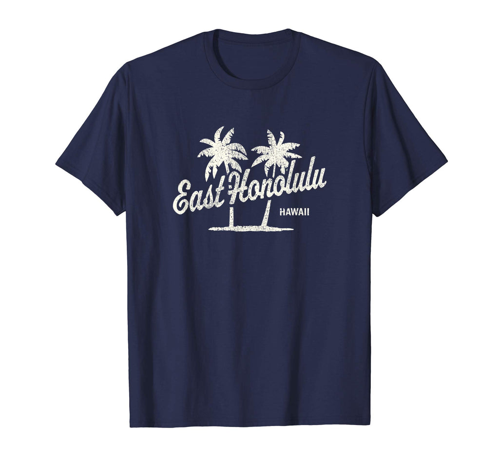 East Honolulu Hawaii 70S Palm Trees T-Shirt - Streetwear Style Men Women - T-Shirt, Sweatshirt, Hoodie