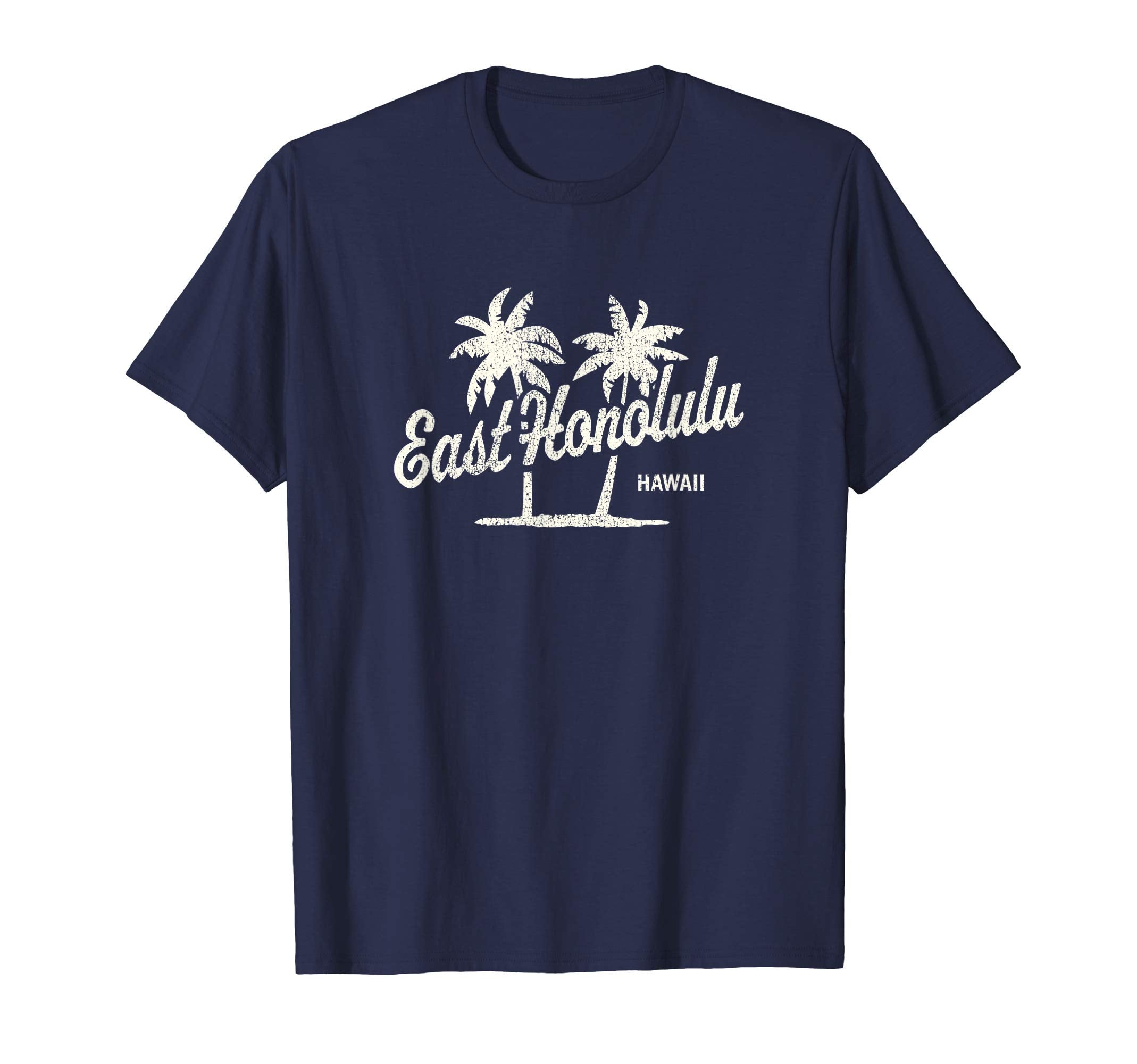 East Honolulu Hawaii 70S Palm Trees T-Shirt - Streetwear Style Men Women - T-Shirt, Sweatshirt, Hoodie
