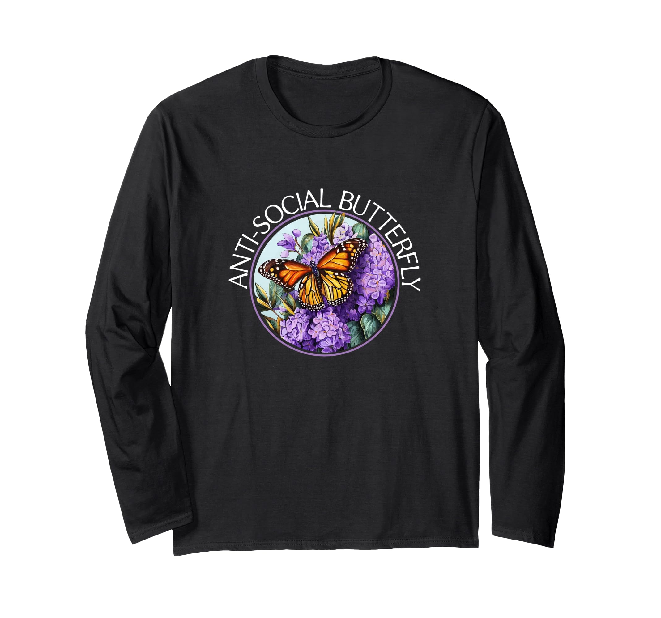 Anti Social Butterfly T-Shirt - Aesthetic Graphic Unisex - T-Shirt, Sweatshirt, Hoodie