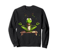 Meditation Grasshopper Yoga Pose Sweatshirt - Graphic Print for Adults - T-Shirt, Sweatshirt, Hoodie