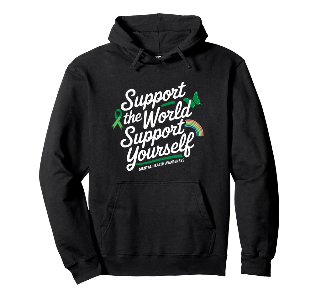Mental Health Awareness Month Green Ribbon T-Shirt - Trendy Graphic Unisex - T-Shirt, Sweatshirt, Hoodie