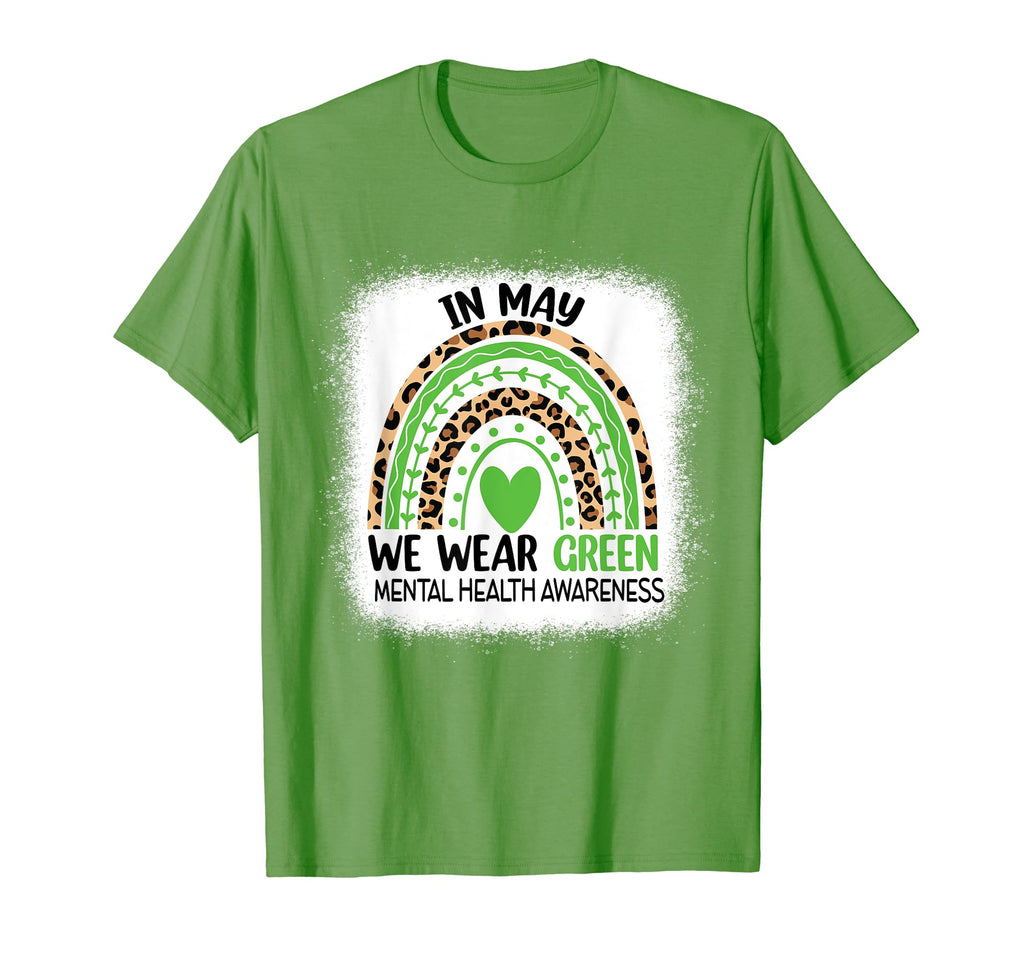 Rainbow May I Wear Green Mental T-Shirt - Aesthetic Graphic for Adults - T-Shirt, Sweatshirt, Hoodie