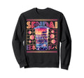 Sendai City 80S Synthwave Boba Sweatshirt - Streetwear Style for Adults - T-Shirt, Sweatshirt, Hoodie
