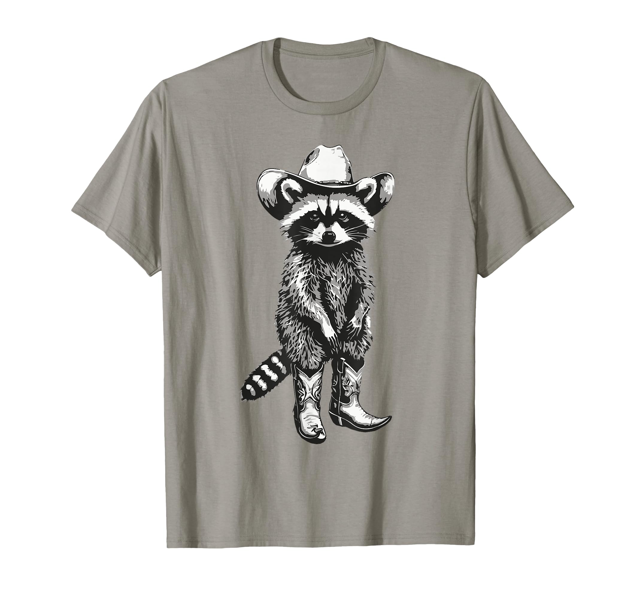 Raccoon Cowboy Cowgirl Western Country T-Shirt - Novelty Apparel Men Women - T-Shirt, Sweatshirt, Hoodie