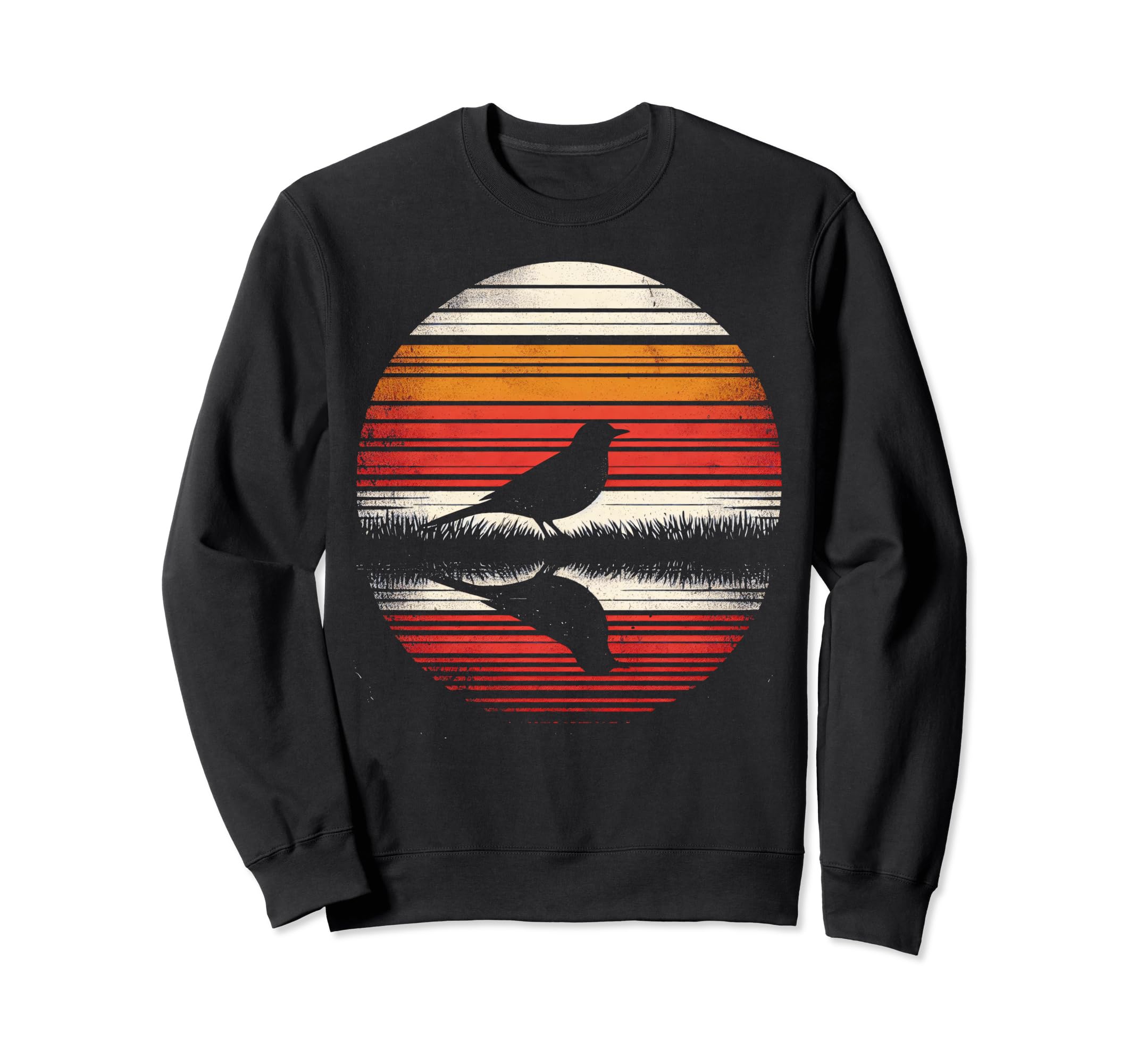 Lark Bird Sunset Safari 70S Sweatshirt - Custom Art Print for Adults - T-Shirt, Sweatshirt, Hoodie