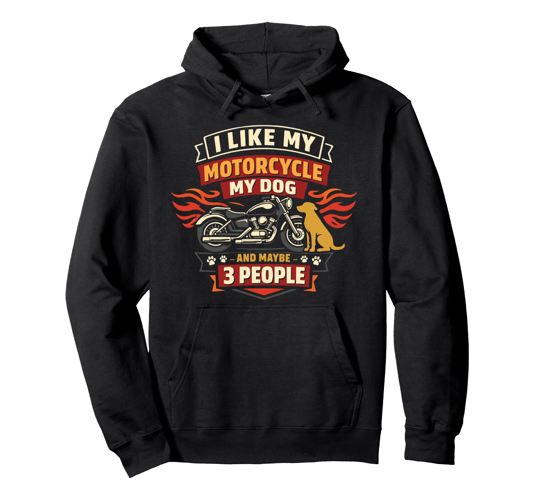 Motorcycle Biker I Like My Motorcycle Hoodie - Aesthetic Graphic for Adults - T-Shirt, Sweatshirt, Hoodie